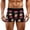 Black-lack-1, variant on Men's Funny Wife Face Print Boxer Briefs Underwear Breathable Valentine's Day Boxers Sleep Short Black M