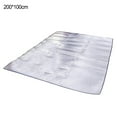 thumbnail image 1 of Heat Reflective Aluminum Foil Camping Mat Waterproof Beach Picnic Blanket, 1 of 9