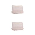 thumbnail image 2 of Sonducket el borde de flecos de poliéster más fino para manualidades y necesidades de ropa manualidades DIY ropa borla blanco blanco 2Conjunto, 2 of 6
