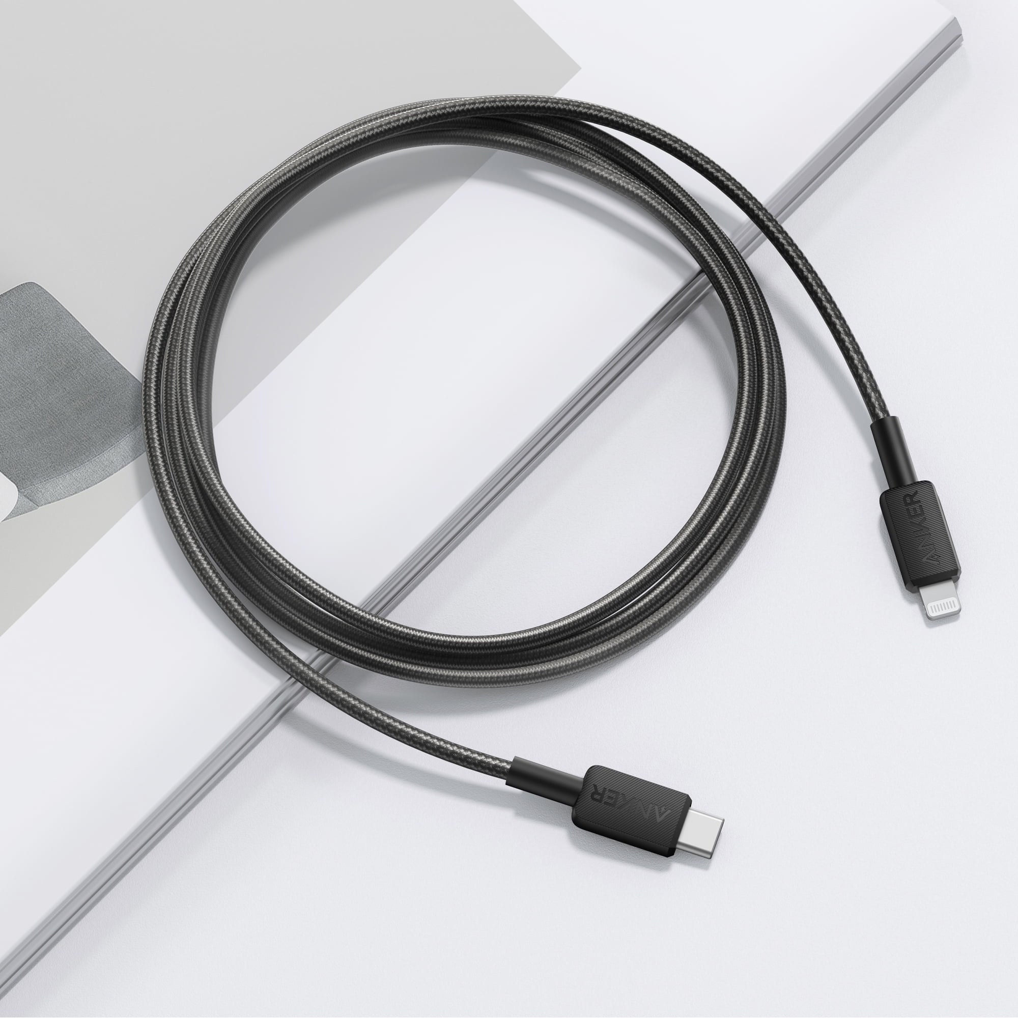 Anker 322 USB-C to Lightning Connector Cable - 6ft Braided