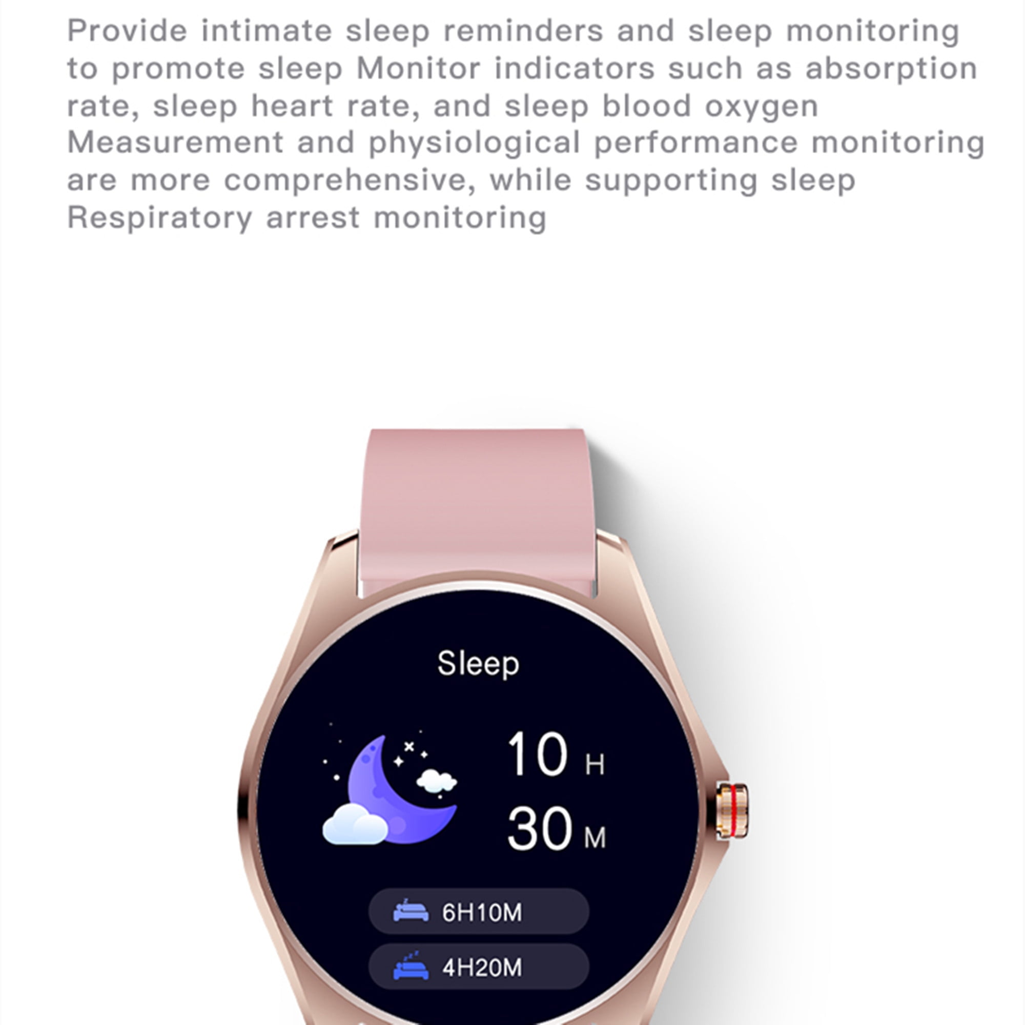 E EYAFA Ultra Thin Bluetooth Call Smart Watch V36 with 1.5 inch AMOLED Screen for Men and Women-Silver
