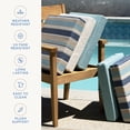 thumbnail image 3 of Boheme Essentials Pillow Back Chair Cushion, 3 of 6