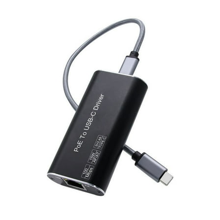 USB C to Ethernet Adapter with POE Power Capability, Supports Multiple Devices,POE to USB C Converters IEEE802.3af