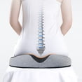 thumbnail image 2 of Ergonomic Memory Foam Cushion Office Chair Pad Relieved Sitting Fatigue With Durability And Easy To Clean, 2 of 8