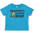 thumbnail image 3 of Inktastic Grandpa's Fishing Buddy Boys Toddler T-Shirt, 3 of 5