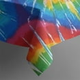 thumbnail image 5 of Colorful Tie Dye Pattern Square Tablecloth,Waterproof Square Table Cover,Wipeable Spillproof Washable Table Cover for Home Kitchen Party Decor 42"X42"(107x107cm), 5 of 6