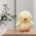 thumbnail image 2 of Juguetes de peluche de pelo, muñecos de peluche de bebé de la vida real para niñas, niños, bebés, niños, Pollo 20cm, 2 of 9