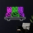 thumbnail image 3 of Handmadetneonsign Mochi Neon Sign, Mochi LED Sign, Japanese Rice Cake Neon Light, Restaurant Wall, 3 of 5
