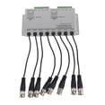 thumbnail image 2 of 8 Canales Cámara de Seguridad CCTV Video Pasivo Balun Transceptor, RJ45 HD Bnc Masculino A UTP Transmisorio de Video Por Cable para la Cámara de Vigilancia, Conversión Eficientte, 2 of 7