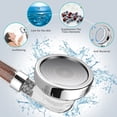 thumbnail image 3 of Shower Head, Anti Limescale Shower Head Water Saving Filtering with 3 Packs Mineral Balls Replaceable, 3 of 5