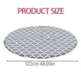 Big Sales! Miommo Table Cover Clearance Sale Round Picnic Tablecloth
