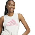 thumbnail image 3 of adidas Winners 3.0 Tank (Womens, White Melange/Pink Fusion, MD, One Size), 3 of 3