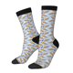 thumbnail image 1 of Fotbe Cute Sloth Calcetas Largas con Estampado para Hombre y Mujer – Calcetas de Compresión Transpirables y Elásticas, Viajar y Uso Diario Talla 5-11, 1 of 6
