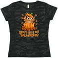 thumbnail image 3 of Inktastic Whoo's ready for Halloween?- cute owl in a pumpkin Women's T-Shirt, 3 of 5