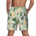 thumbnail image 4 of Uemuo Hawaiian Style Pattern Mens Swim Trunks Quick Dry Board Shorts with Mesh Lining, Stretch Beach Shorts Quick Dry No-Chafing Board Shorts-Medium, 4 of 9
