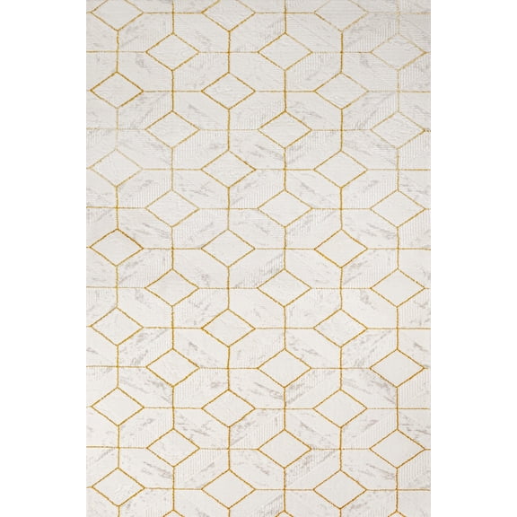 Cream Geometric Area Rugs for Living Room Washable Rugs Boho Moroccan Area Rug Soft Neutral Geometric Bohemian Carpet Distressed Indoor Rug for Bedroom Dining Room Office Foldable Nonslip Rug