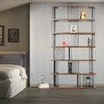 thumbnail image 2 of DAVEE Modern & Contemporary Antique Wood 6-tier Bookcase, 2 of 9