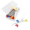 thumbnail image 2 of 50Pcs Sewing Pins With Ball Head Colorful Patchworks Quilting Pins Sewing Straight Pins Colorful Straight Pins, 2 of 8