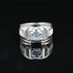 thumbnail image 1 of Anillo de diamantes de moda europea y americana para hombre y mujer, anillo de moda para parejas, anillo de propuesta de regalo de cumpleaños, 1 of 6