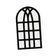 thumbnail image 4 of Espejo de Pared con Forma de Arco para Ventana, Espejo Decorativo de Acrílico para Montar en La Pared, Espejo de Pared Estilo Granja para Sala de Esta Negro, 4 of 9