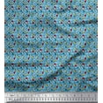 thumbnail image 1 of Soimoi Rayon Crepe Fabric Scientific Lab Equipments Education Theme Fabric Prints by Yard 46 Inch Wide, 1 of 3