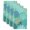 Blue Green, variant on Coastal Starfish Kitchen Towels Set of 2, Ocean Multicolor Coral Shell Conch Absorbent Dish Towels for Kitchen, Microfiber Hand Towel, Quick Drying Tea Towel for Cleaning Decorative Dishcloths