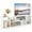 White, variant on Costway 2 PCS Adjustable TV Stands with Storage Cubes for TVs up to 55 Inches Cabinets White