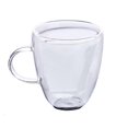 thumbnail image 2 of Taza de café de cristal en forma de corazón aislada de la taza de café de las tazas de café para la bebida de la leche y del té 200ml Soledad Taza de café de doble pared, 2 of 8