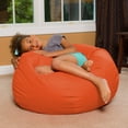 thumbnail image 2 of Posh Creations Bean Bag Chair, Kids, 3 ft, Orange, 2 of 4