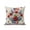 Light Beige Bright Red, variant on 1 Pack Outdoor Throw Pillow, 4th of July Floral Waterproof Pillow with Insert Included, Vintage Red Blue Roses Patriotic Decorative Accent Cushion Lumbar Pillows for Patio Porch, 12 x 20 In