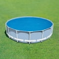 thumbnail image 4 of Solar Pool Cover, 8ft Round Cover for Inflatable Above Ground Pools, Waterproof Dustproof Protective Blanket, Hot Tub Protective Cover Durable Reusable (Blue), 4 of 7