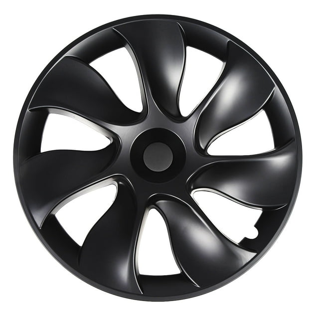 4PCS Whirlwind Style Sporty Wheel Hub For Model Y 2020-2023 Full Coverage Weatherproof Design Easy Installation