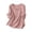 Pink, variant on LIUJUNSHOP Women's 3/4 Sleeve Cotton Linen Jacquard Blouses Top T-Shirt
