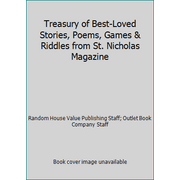 Angle View: Treasury of Best-Loved Stories, Poems, Games & Riddles from St. Nicholas Magazine, Used [Hardcover]