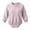 Pink, variant on Paiwinds Cozy Baby Crew Neck Bodysuit Long Sleeve Snap Closure Casual Loungewear Regular Fit Soft One-Piece Outfit for Infants and Toddlers