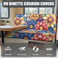thumbnail image 4 of XYZCANDO Mandala Pattern Print RV Dinette Cushions Camper Accessories Universal Furniture Covers Washable Cushion Covers for Couches and Sofas Loveseat Slipcovers for RV Camper Car Bench Girls, 4 of 6