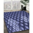 thumbnail image 3 of Ahgly Company Machine Washable Indoor Rectangle Transitional Medium Slate Blue Area Rugs, 7' x 10', 3 of 7