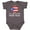 Charcoal Grey, variant on Inktastic I'm So Cute, I Must Be Puerto Rican Sunflower Puerto Rico Boys or Girls Baby Bodysuit