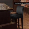 thumbnail image 2 of PiccoCasa Waterproof Bar Stool Covers for Counter Height Side Chair Covers Black 1, 2 of 7