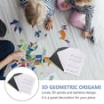 thumbnail image 4 of OUNONA 1PC Handmade Paper Model Panda Ornament 3D Paper Model for Adults, 4 of 5