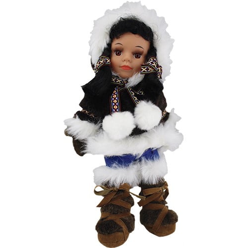 Details about   Fibre Craft World Friends Eskimo Asian Girl Child Doll Black Hair 8” NOS 