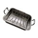 thumbnail image 1 of Bandeja para asar pavos, asador de pollos, utensilios para hornear, rejilla en forma de V, parrilla rectangular para 41 cm x 31 cm x 95 cm, 1 of 9