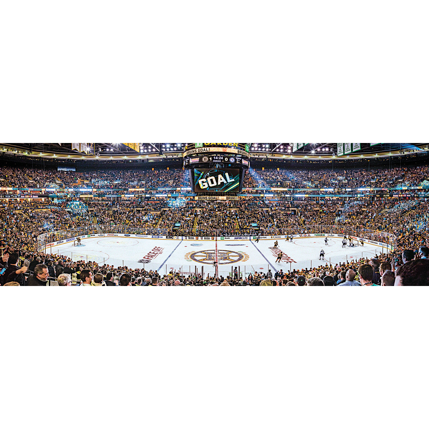 MasterPieces Sports Panoramic Puzzle - NHL Boston Bruins Center View - image 3 of 4