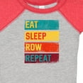 thumbnail image 4 of Inktastic Rowing Team Eat Sleep Row Repeat Boys or Girls Baby Bodysuit, 4 of 5