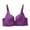 Purple, variant on Ashirexll Push Up Bra, Plus Size Bras for Women, Thin Seamless Bra Large Cup Breathable Comfort