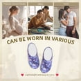 thumbnail image 7 of Kdxio flower crystal Skull Women's Men's Slippers Plush Slip-On House Slipper for Winter Indoor Soft Cushion Non-slip Fluffy Slides Slippers-46/47, 7 of 7