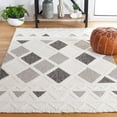 thumbnail image 2 of SAFAVIEH Lotus Brendanus Geometric Area Rug, Ivory/Dark Grey, 8' x 10', 2 of 8