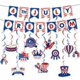 thumbnail image 2 of Fourth Of July Patriotic Party Decorations Set - Flag Party Supplies Flag Flags Star Streamers Election Patriotic Set, 2 of 6