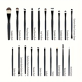 thumbnail image 2 of NUEVO Juego de 20 brochas de maquillaje, base, corrector, rubor, polvos, sombras de ojos, Kabuki, para mezclar cosméticos, suaves y esponjosas, herramienta de maquillaje femenina, 2 of 6