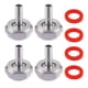 thumbnail image 1 of Uds. Acoplador de Barril de Cerveza de Acero Inoxidable, Kit de Conector de LíNea de Cerveza, Tuerca Hexagonal 5/8 Pulgadas G Rosca X 5/16 Pulgadas Barb, 1 of 6